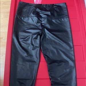 Faux leather leggings